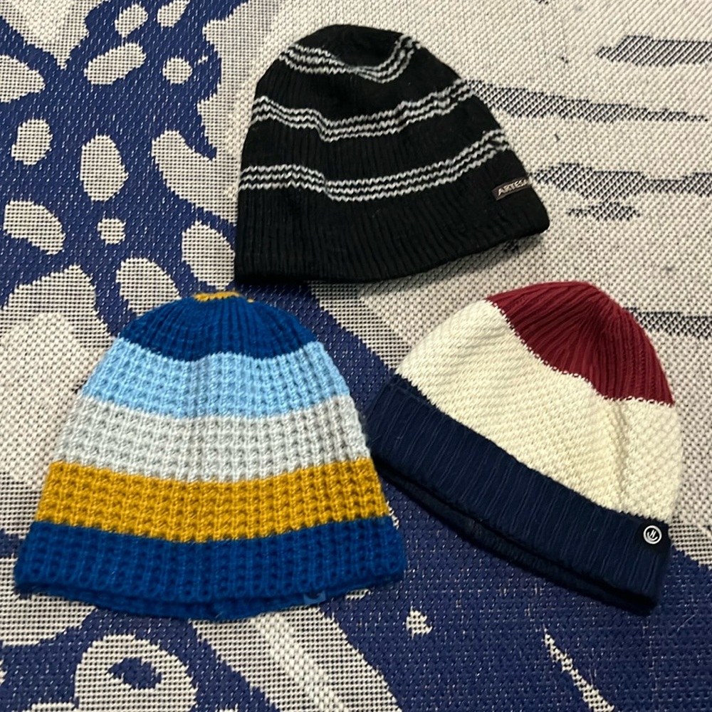 Bundle of knit hats